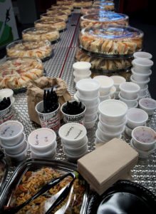 2015 WordCamp Las Vegas Food Table
