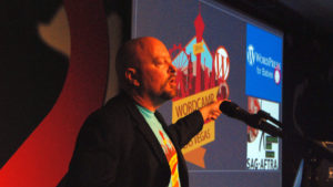 Chris Rogers speaking at 2014 WordCamp Las Vegas
