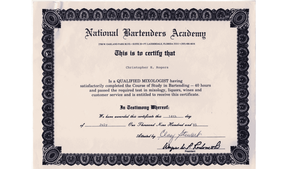 National-Bartenders-Academy-diploma