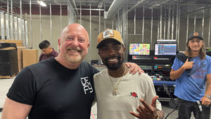 Chris Rogers with Tre James The Production Rockstar