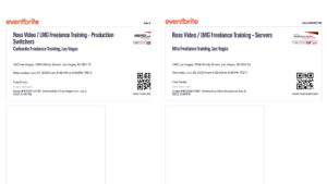 Eventbrite tickets