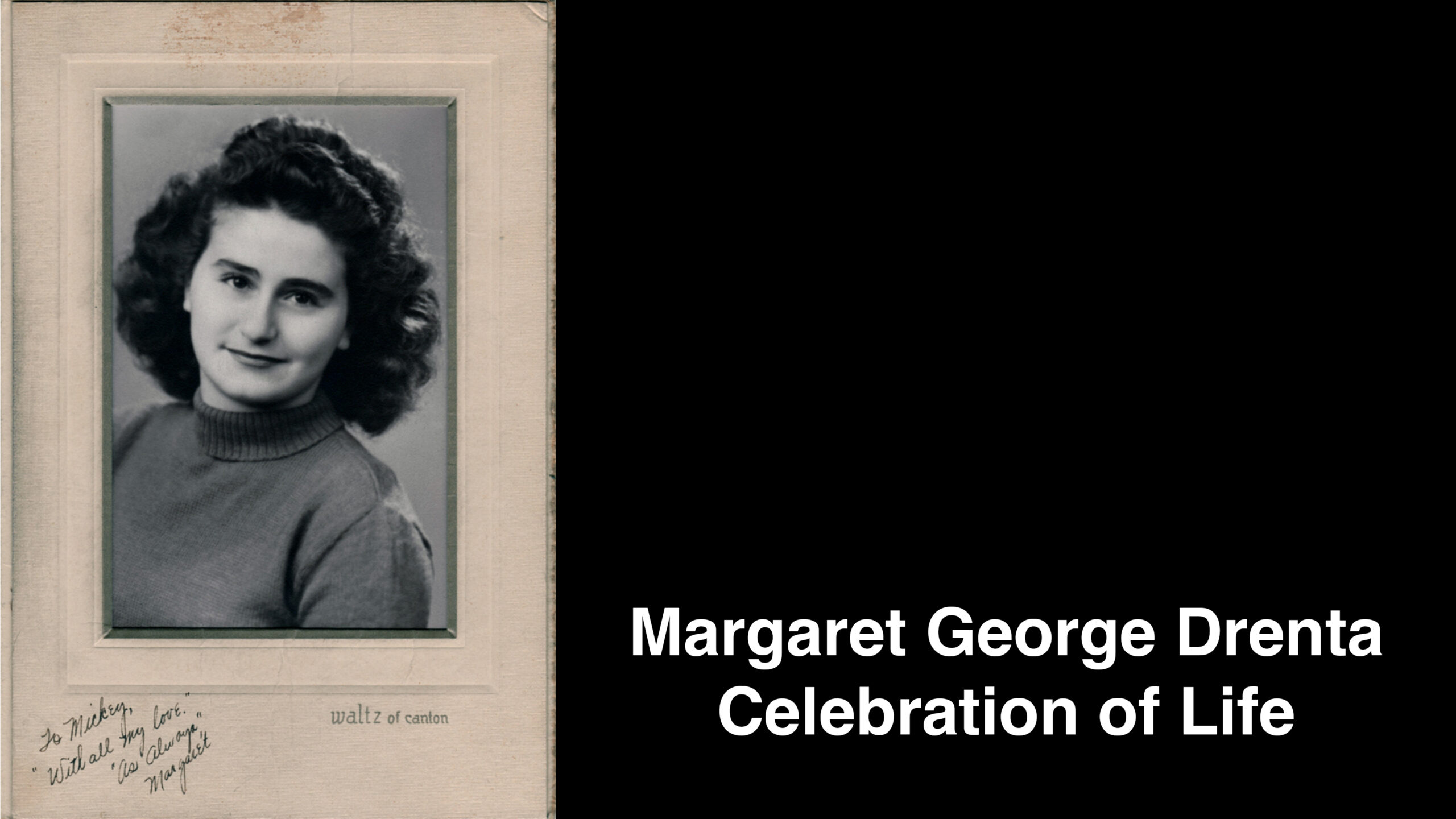 Margaret George Drenta Celebration of Life Featured Image