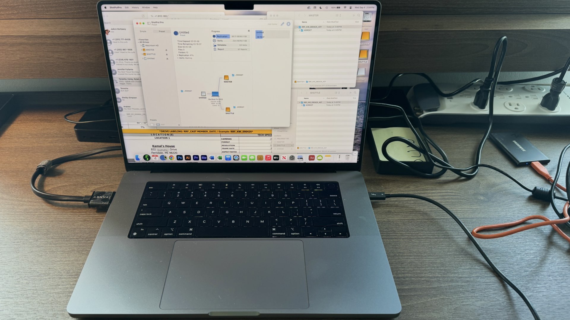MacBook Pro on desk