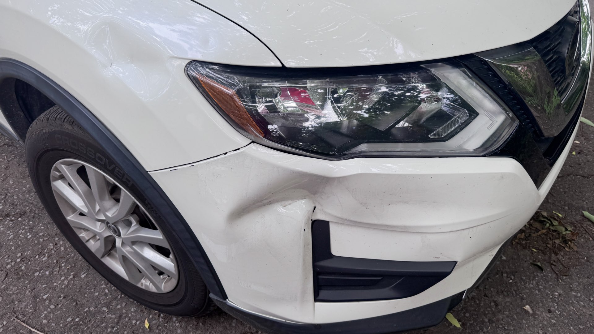 dented fender