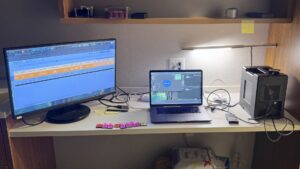 desk with RAID
